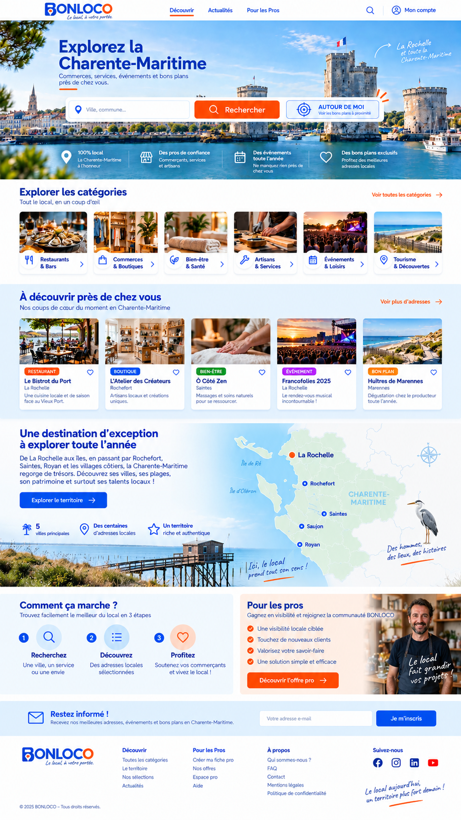 Carte BONLOCO Charente-Maritime